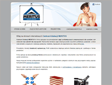 Tablet Screenshot of meritus.edu.pl